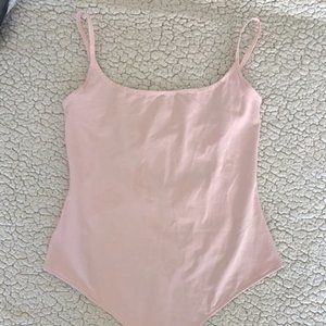 Free People Pink Bodysuit